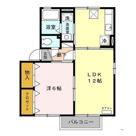 ブルーリーフ　Ａ/Ｂ（高崎市西横手町）の物件間取画像